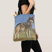 Tote Bag Loup mexicain (De près)