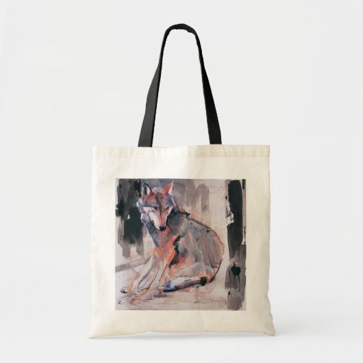 Tote Bag Loup se reposant 2000 (Devant)