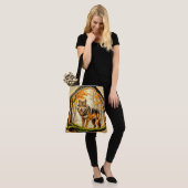 Tote Bag Loup solitaire (Sur le modèle)