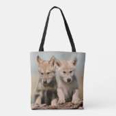 Tote Bag Loups de bébé (Dos)