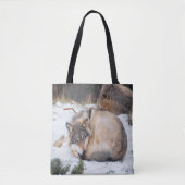 Tote Bag Loups dormant (Devant)