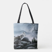 Tote Bag Loups Mystiques Gardiens du Château Faune Fantasti (Dos)