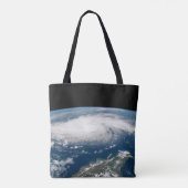 Tote Bag L'Ouragan Dorian Au-Dessus De L'Océan Atlantique. (Dos)