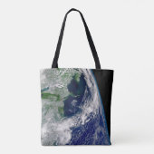 Tote Bag L'Ouragan Frances Sur Une Terre Partielle. (Dos)
