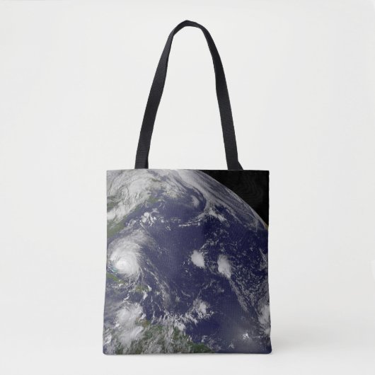 Tote Bag L'Ouragan Irene Traverse Les Bahamas. (Devant)