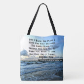 TOTE BAG LOURDEMENT JEREMIAH 29:11 CONCEPTION DE SCRIPTURE (Dos)