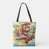 Tote Bag L'ours prend le vol (Dos)