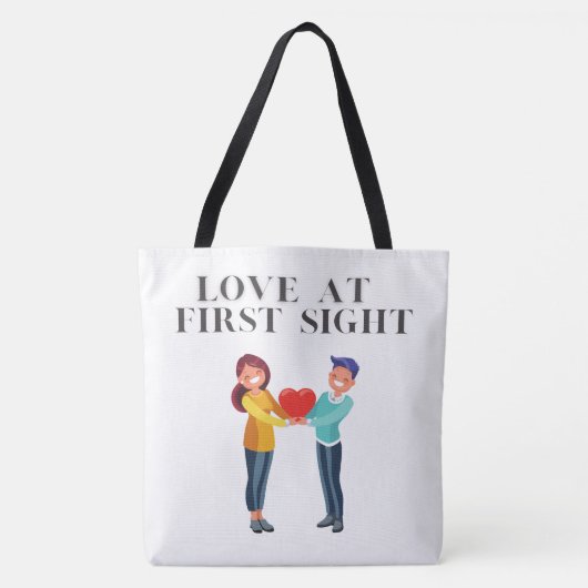 Tote Bag love at first sight  (Devant)