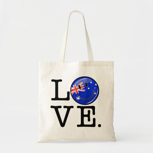 Tote Bag Love Australia | Drapeau souriant (Devant)