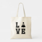 Tote Bag Love Badminton (Dos)