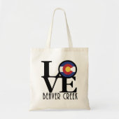 Tote Bag LOVE Beaver Creek, Colorado (Devant)