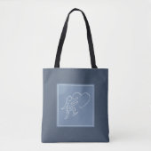 TOTE BAG LOVE (BLUEBERRY) (Devant)