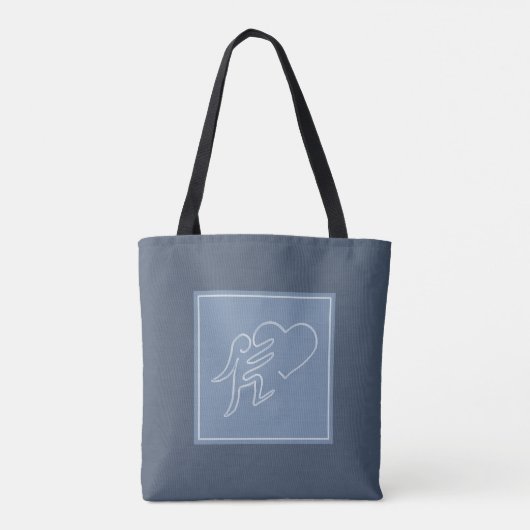 TOTE BAG LOVE (BLUEBERRY) (Dos)
