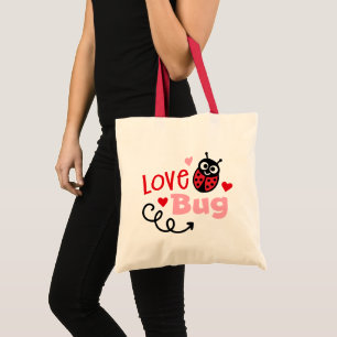 Tote Bag Love Bug Ladybug