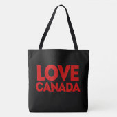 Tote Bag Love canada (Devant)