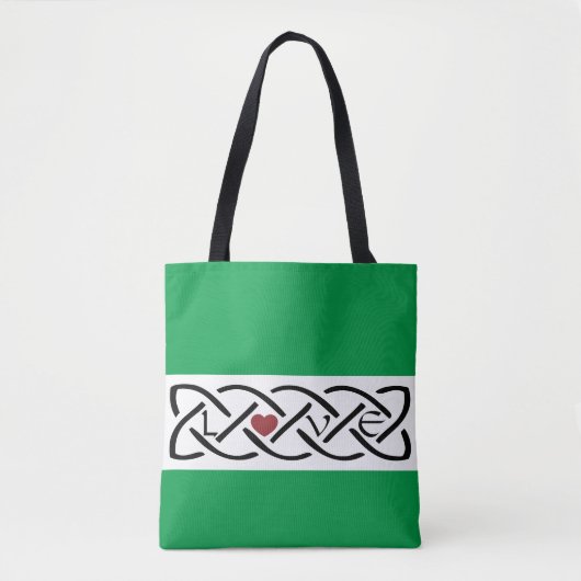 Tote Bag Love Celtic Knot (Devant)