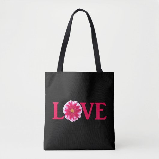 Tote Bag Love Dahlia (Devant)