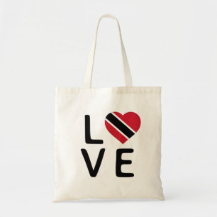 Tote Bag Love - Drapeau Trinité-et-Tobago
