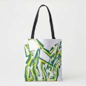 Tote Bag LOVE GEOMESKY ANIMALS gorilla BY MASANSER (Devant)