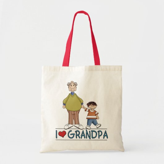 Tote Bag Love Grand-père 2 Fourre-tout (Devant)