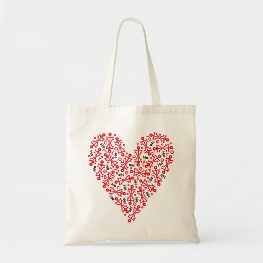 Tote Bag Love Heart Icon 2012 Art (Devant)