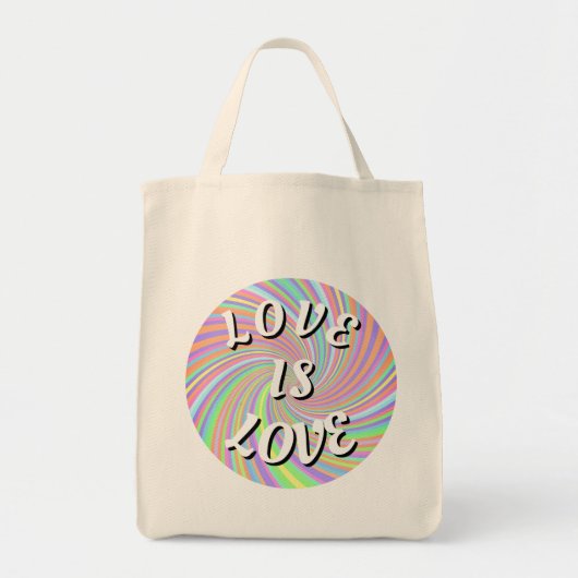 Tote Bag Love Is Love Fierté   (Devant)