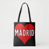 Tote Bag Love Madrid, Espagne (Devant)