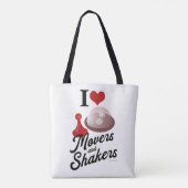 Tote Bag Love Movers And Shakers Cool Board Game Devise (Dos)