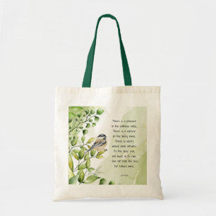 Tote Bag Love Nature Inspirational Quote Lord Byron 