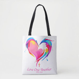 Tote Bag Love One Another Bible Verse John 1334