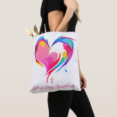 Tote Bag Love One Another Bible Verse John 1334 (De près)