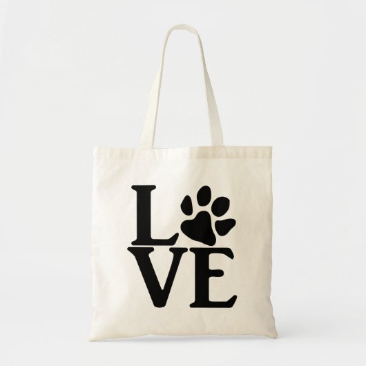 Tote Bag Love Paw Classic (Devant)