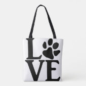 Tote Bag Love Paw Classic (Dos)