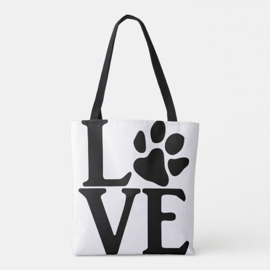 Tote Bag Love Paw Classic (Dos)
