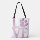 Tote Bag Love Paw Classic Rose (Dos)