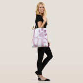 Tote Bag Love Paw Classic Rose (Sur le modèle)