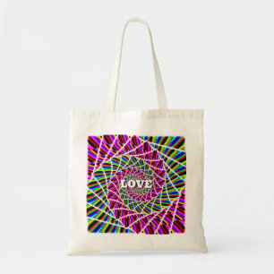 Tote Bag LOVE PEACE ( vous pouvez changer les mots )