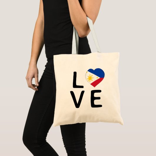 Tote Bag Love - Philippines (Devant (produit))