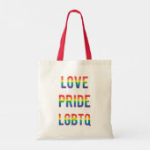 Tote Bag Love Pride LGBTQ (Dos)