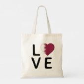 Tote Bag Love - Qatar Flag (Dos)