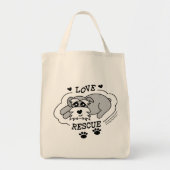 Tote Bag Love Rescue - Grocery (Devant)
