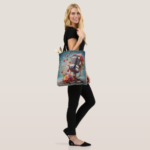 Tote Bag Love & Song - Vieux Microphone Full Print