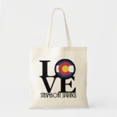 Tote Bag LOVE Steamboat Springs (Devant)