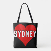 Tote Bag Love Sydney, Australie (Dos)