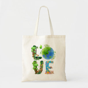 Tote Bag Love World Jour des terres 2022 Planet De l'enviro