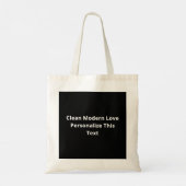 Tote Bag Love You More Clean Typography Style (Dos)
