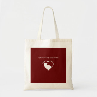 Tote Bag lovecats hotsprings "my heart" shopping