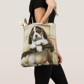 Tote Bag Lovely Puppy (De près)
