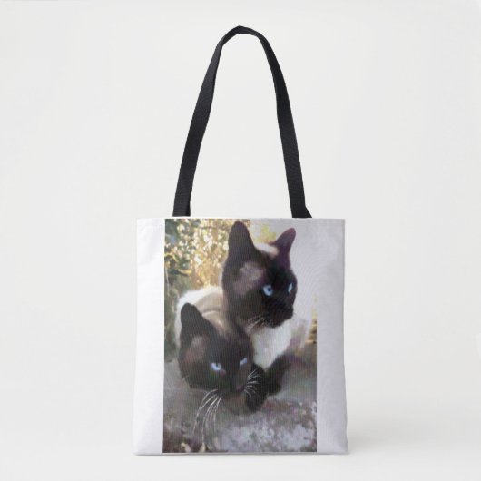Tote Bag Lovely siamese (Devant)
