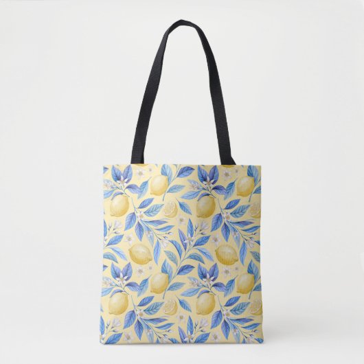 Tote Bag Lover citron (Devant)